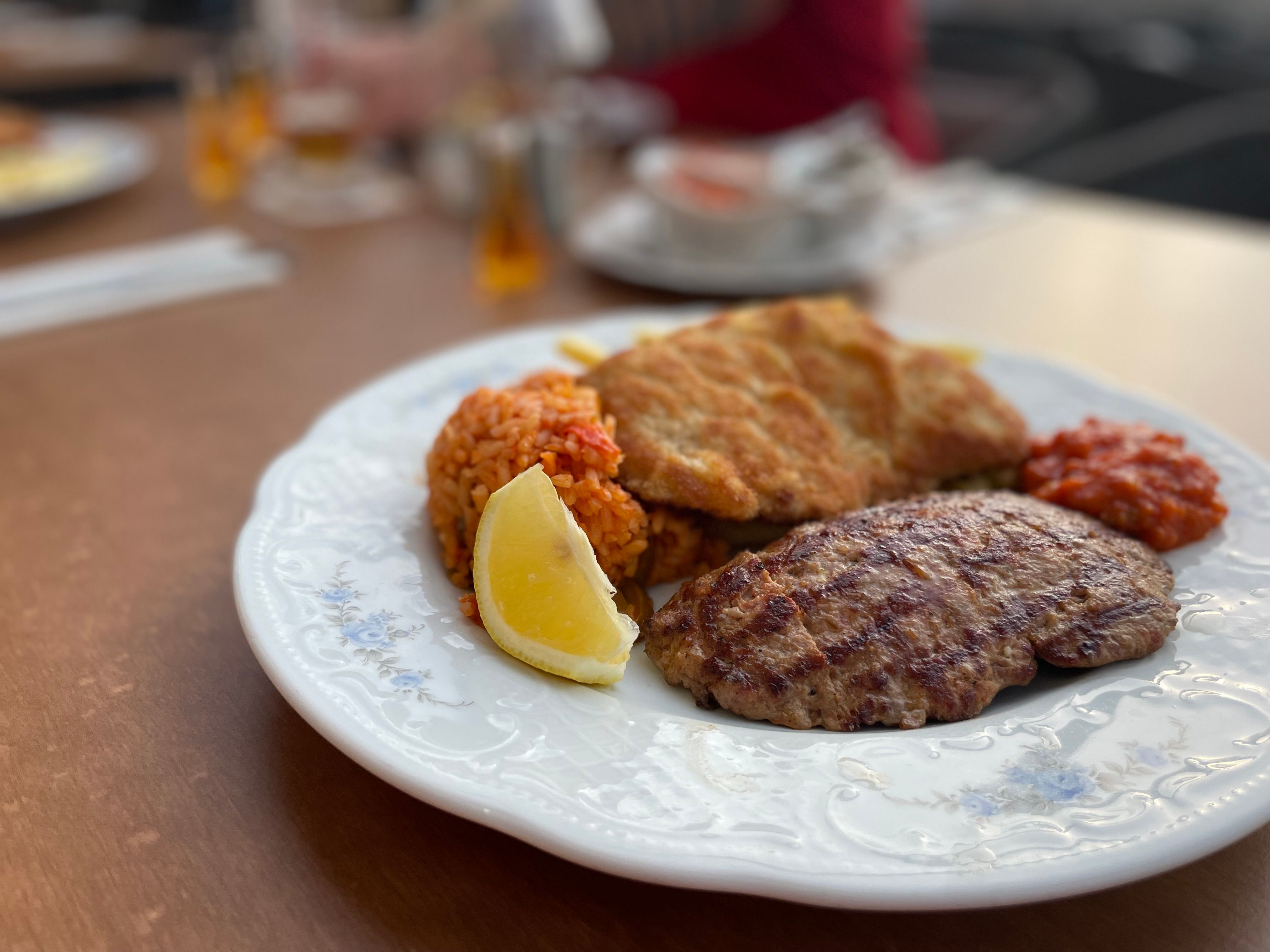 Hauptgericht aus der Küche des Restaurant Opatija Lüneburg